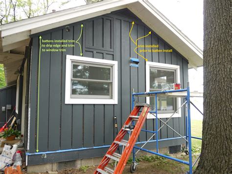 masonry house metal trim batten repair|board and batten siding.